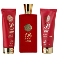 Set Cadou Ajwaa Apa de Parfum 100ml + Gel De Dus 100ml + Lotiune de corp 100ml, Nusuk 1